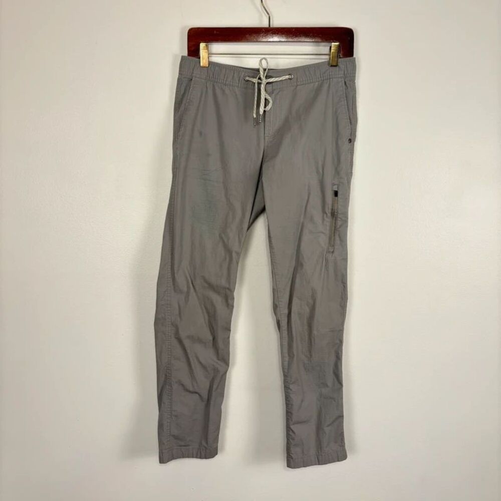 Vuori Women’s Ripstop Climber Pants Sz Small Light Gray Drawstring Rise & Shine